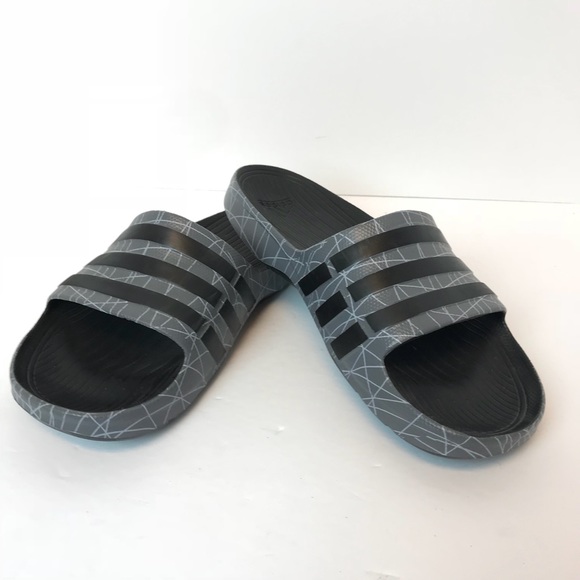 adidas Other - Adidas Black&Gray Duramo Originals Slipper Men's